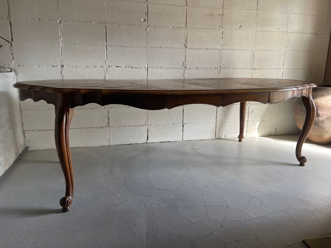 アンティーク　エクステンション ダイニングテーブル