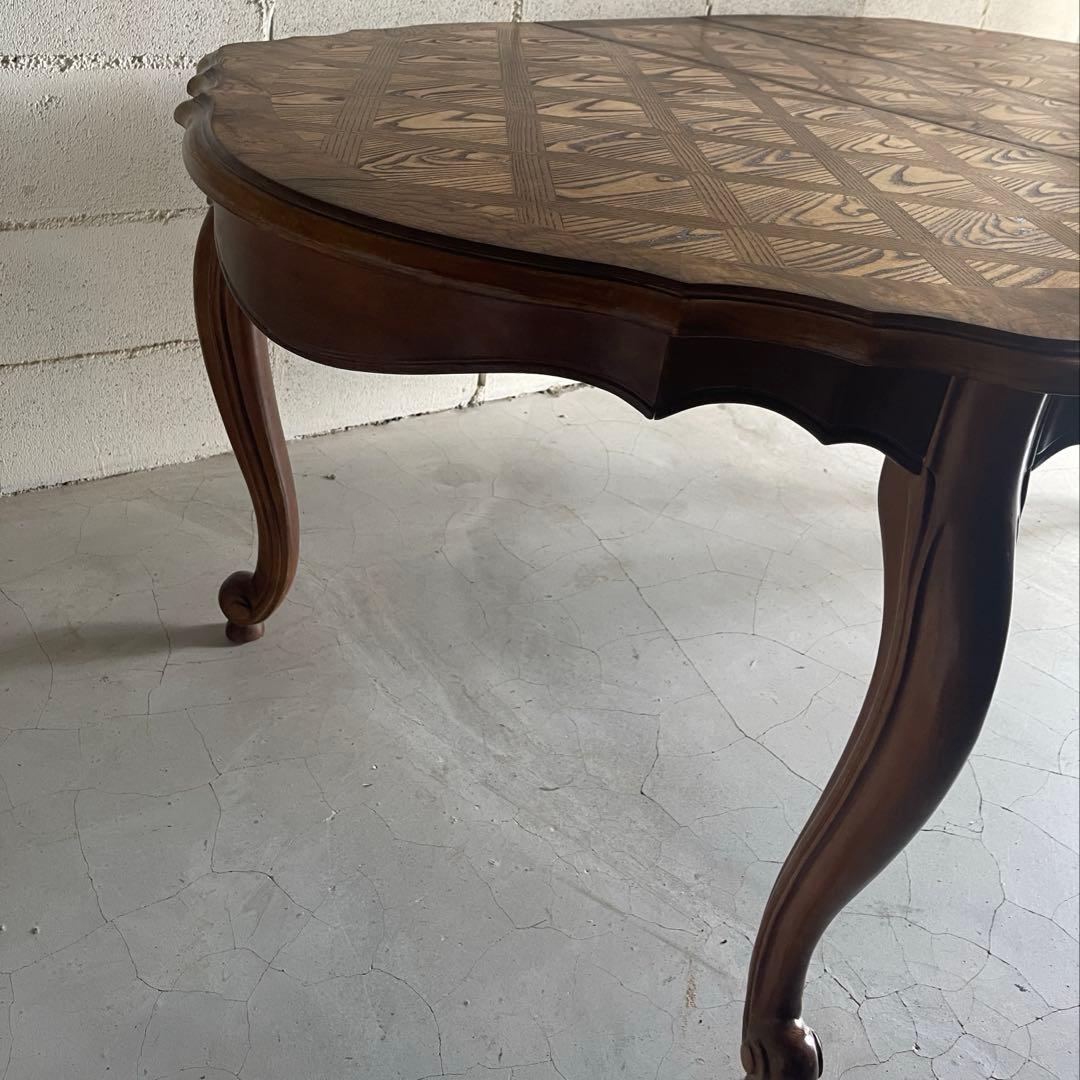 アンティーク　エクステンション ダイニングテーブル