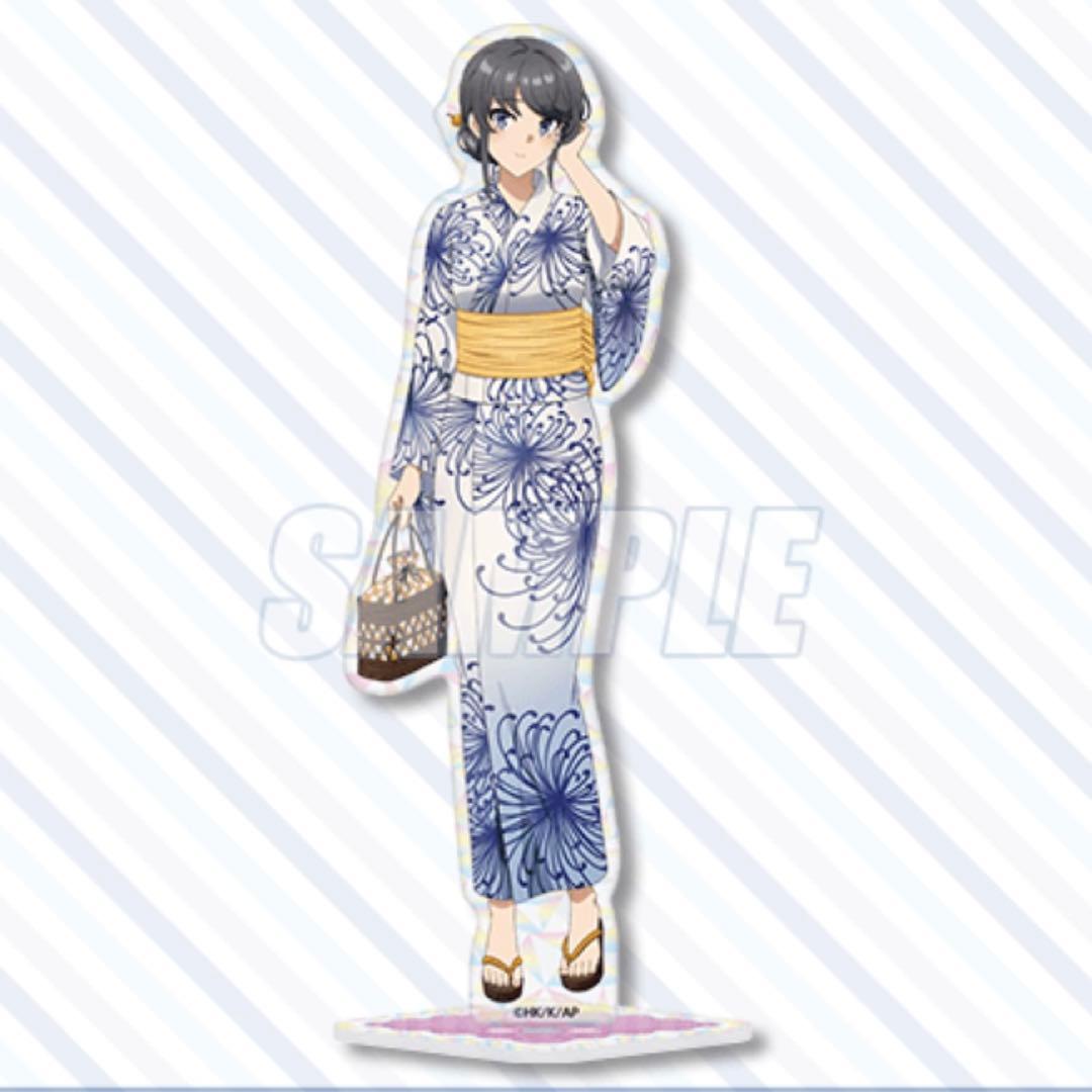 3種セット 桜島麻衣 アクリルスタンド フィギュア くじ引き堂 青ブタ