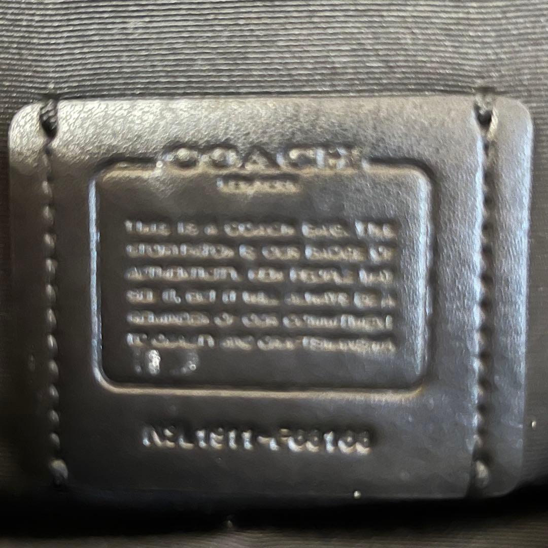 極美品✨コーチ　カメラバッグ　ショルダーバッグ　ダブルジップ　PVCレザー　黒