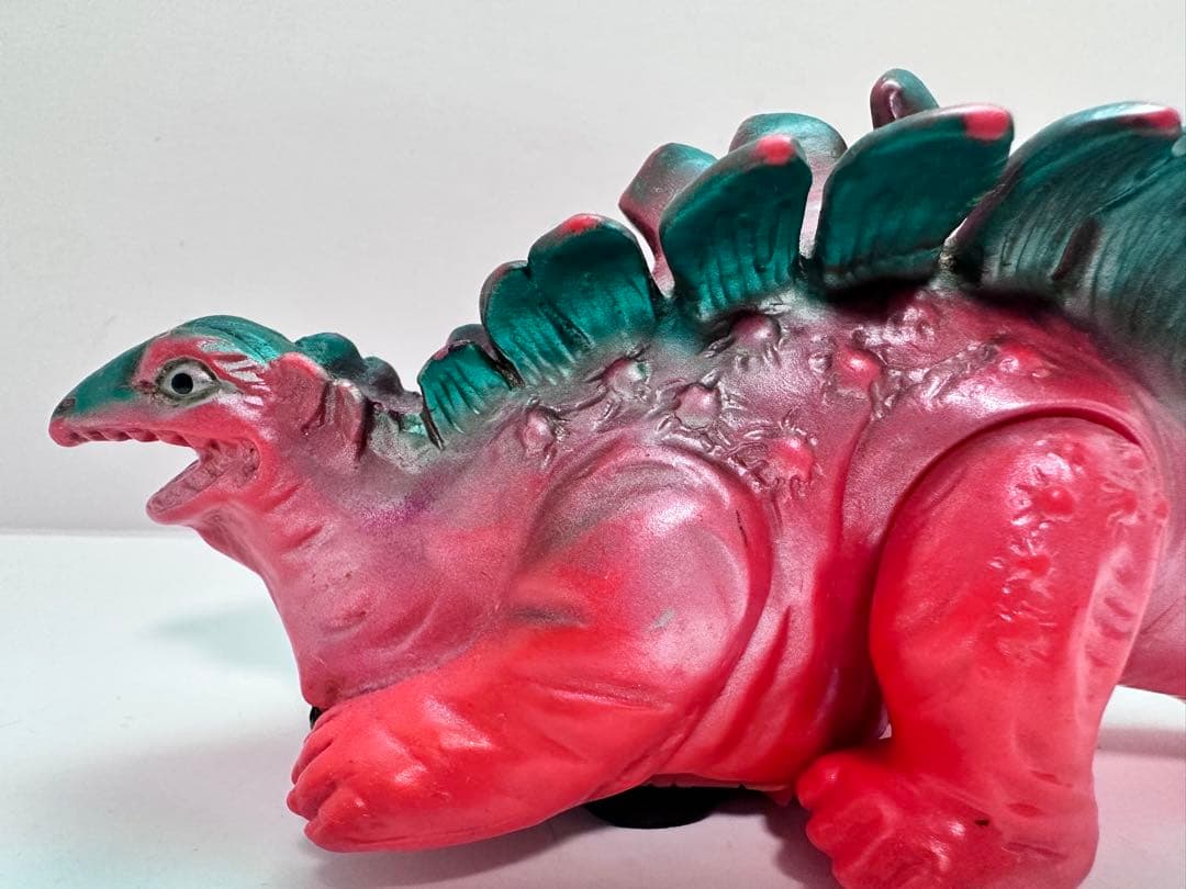 昭和当時物　発火恐竜 すてござうるす フリクショントイ ソフビ