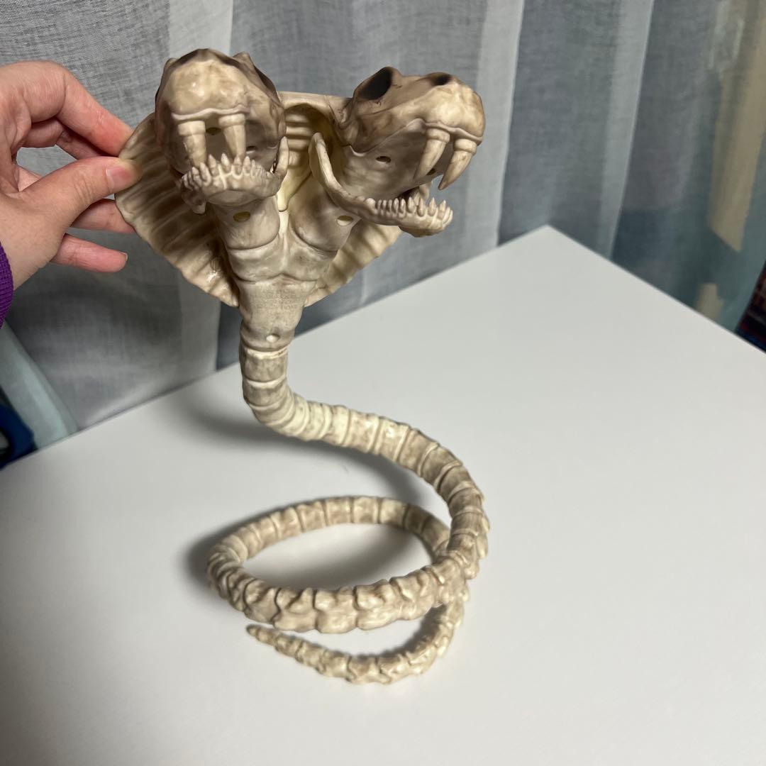 双頭 コブラ 骨格標本 骨 フィギュア ハロウィン