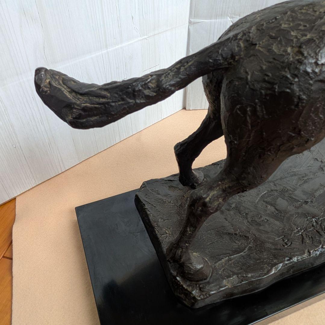 友澤正彦】春風 馬 ブロンズ像 1977年 銅製 置物 彫刻 オブジェ - メルカリ