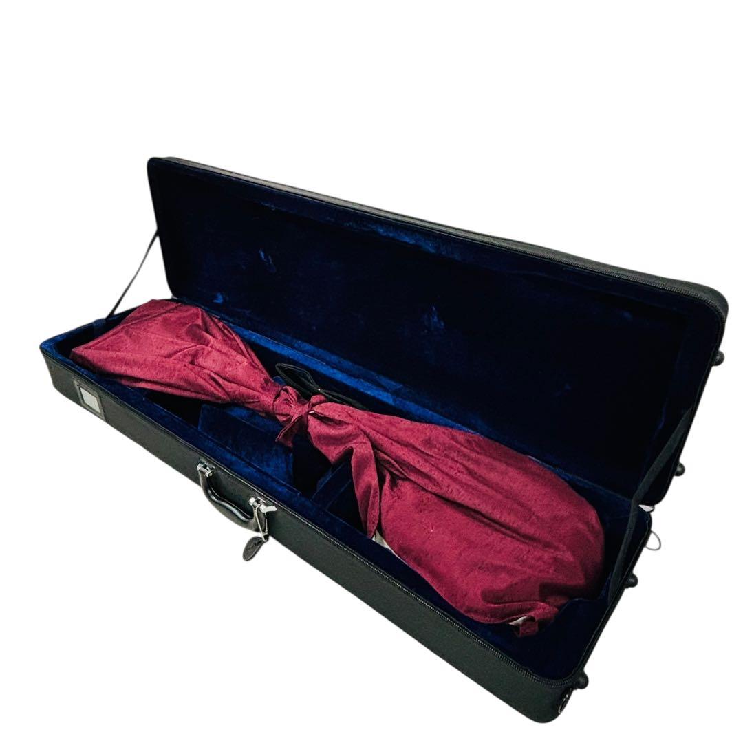 三味線ケース 撥水 軽量 リュック付 津軽 太棹用 長トランク ハード