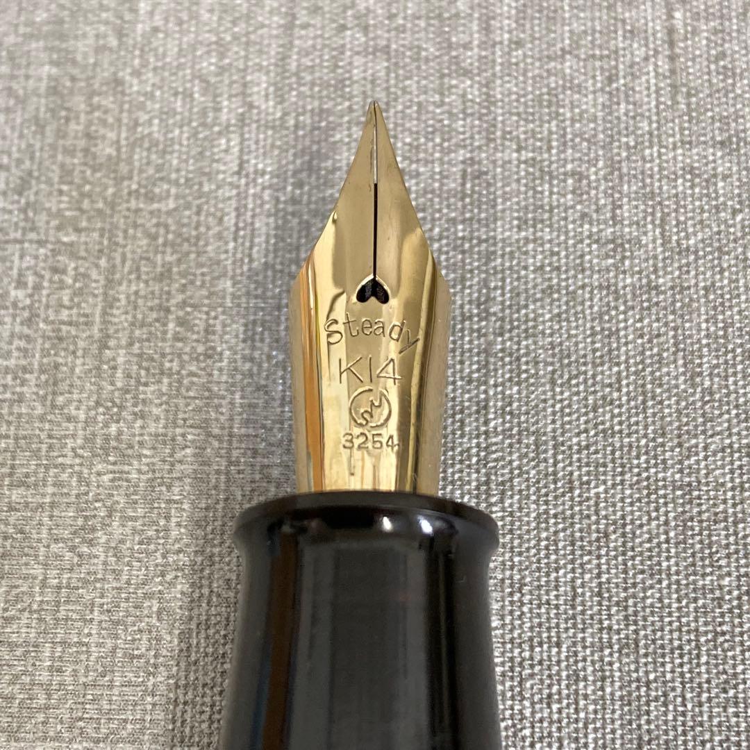 H】希少✨Steady 万年筆 ペン先 K14 ヴィンテージ アンティーク