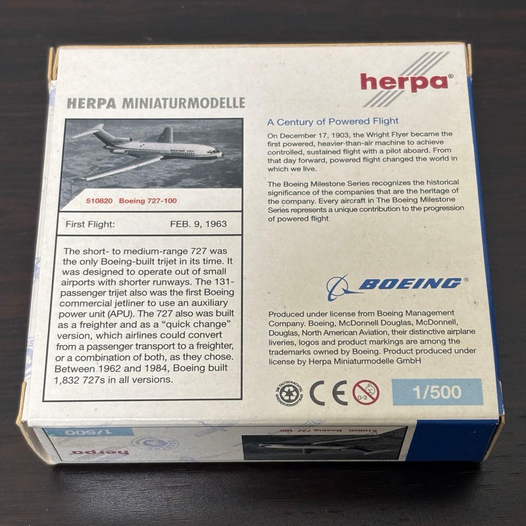 レア】The Boeing Milestone Series B727-100