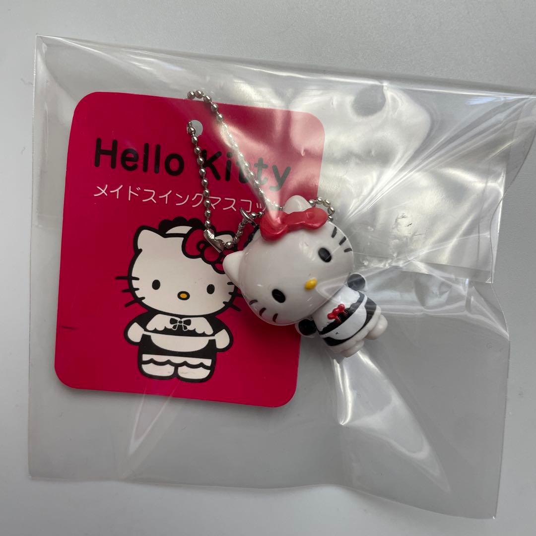 レア 希少 ハローキティ キティ メイド喫茶 キーホルダー 平成 レトロ