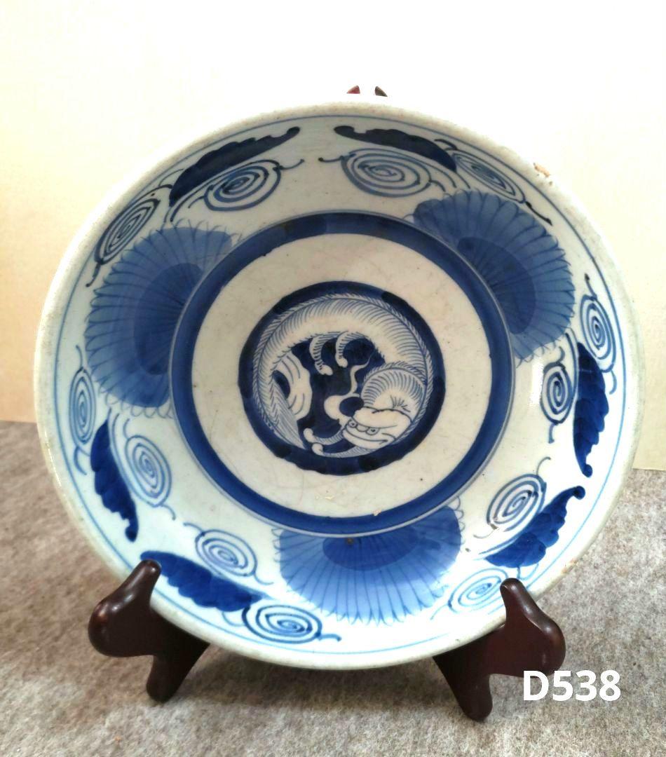 古伊万里　なまず図　皿　D538 古伊万里 なまず図 皿 D538 - メルカリ