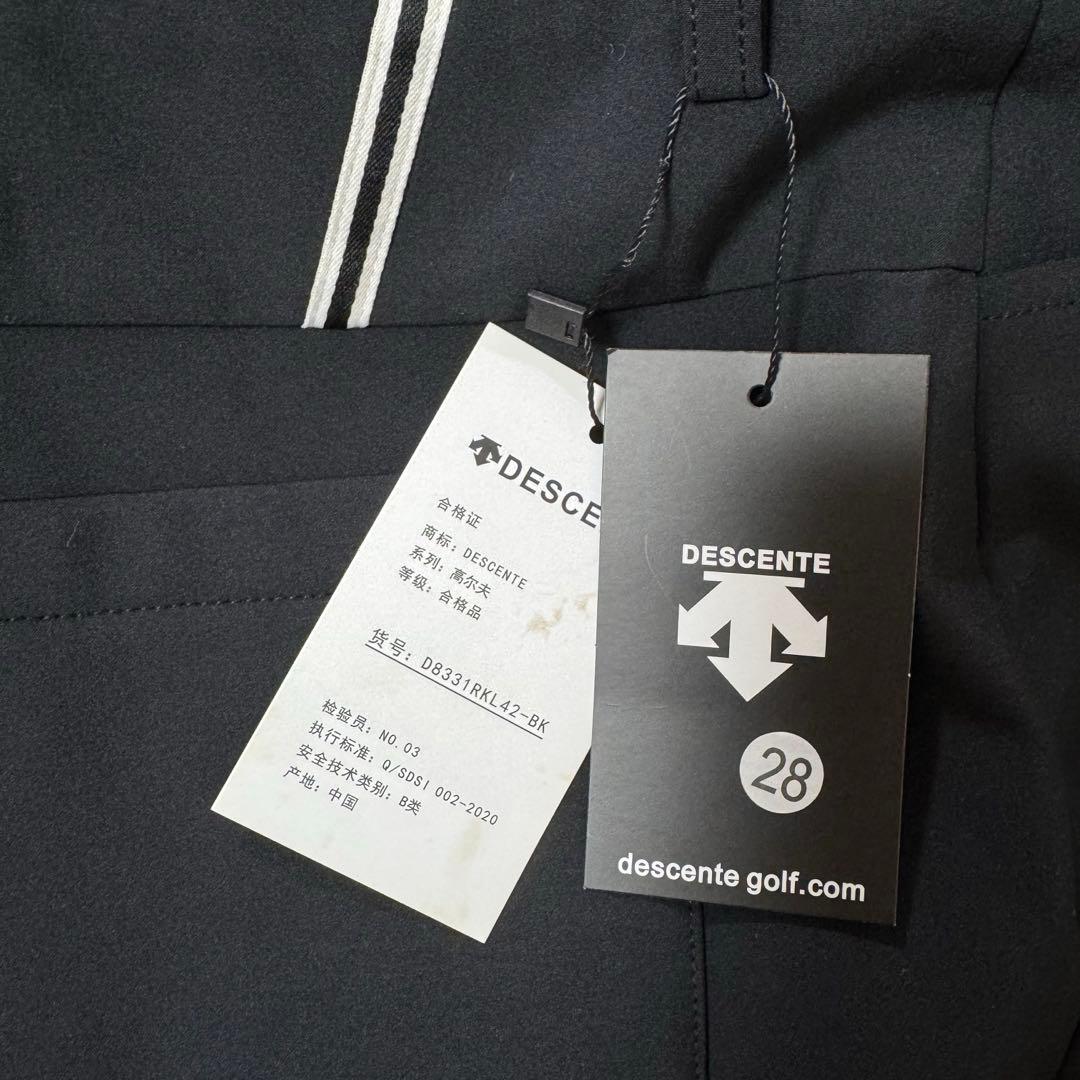 タグ付き新品　デサントゴルフ　DESCENTE GOLF レディースパンツM 黒