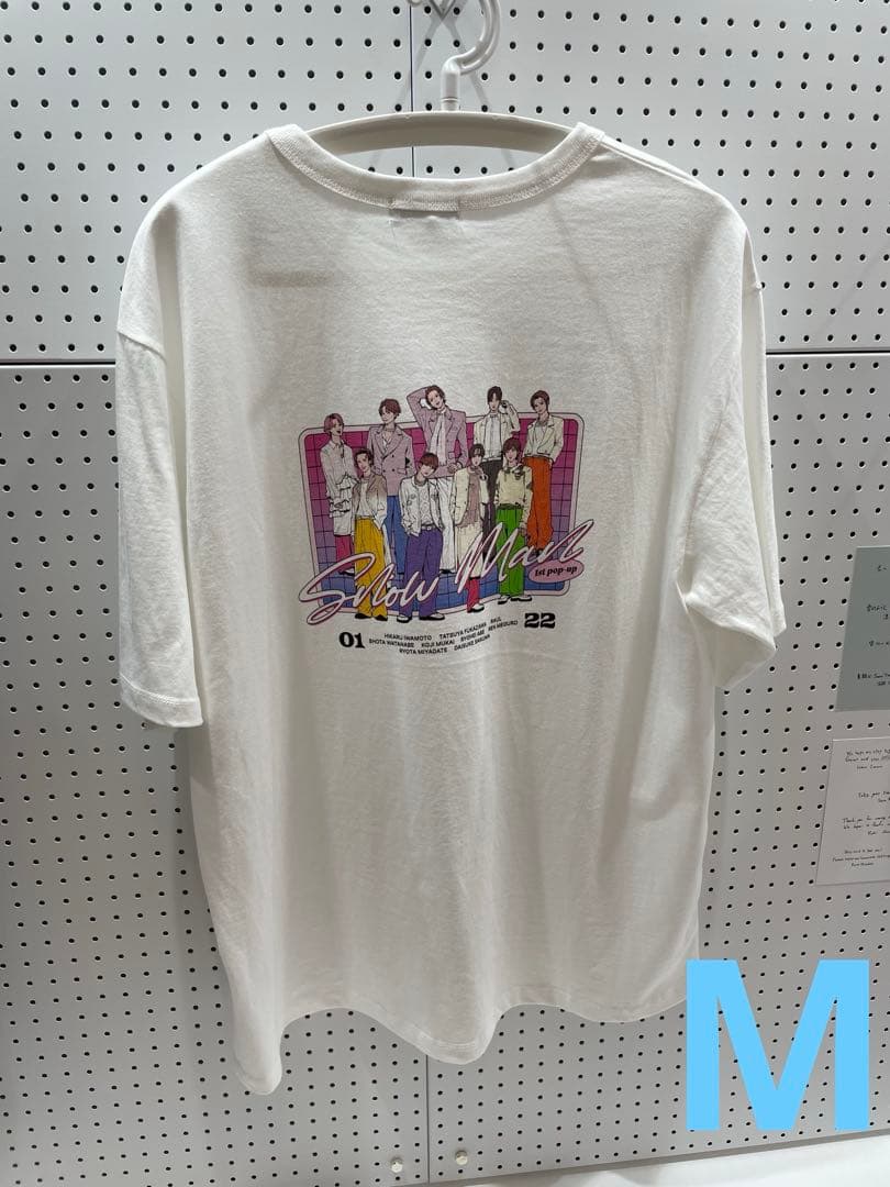 Snow Man 韓国 1st ポップアップ Tシャツ Mサイズ Snow Man 1st pop-up