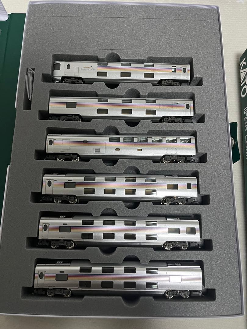KATO カシオペアクルーズ EF81 レインボー 室内灯込み フルセット