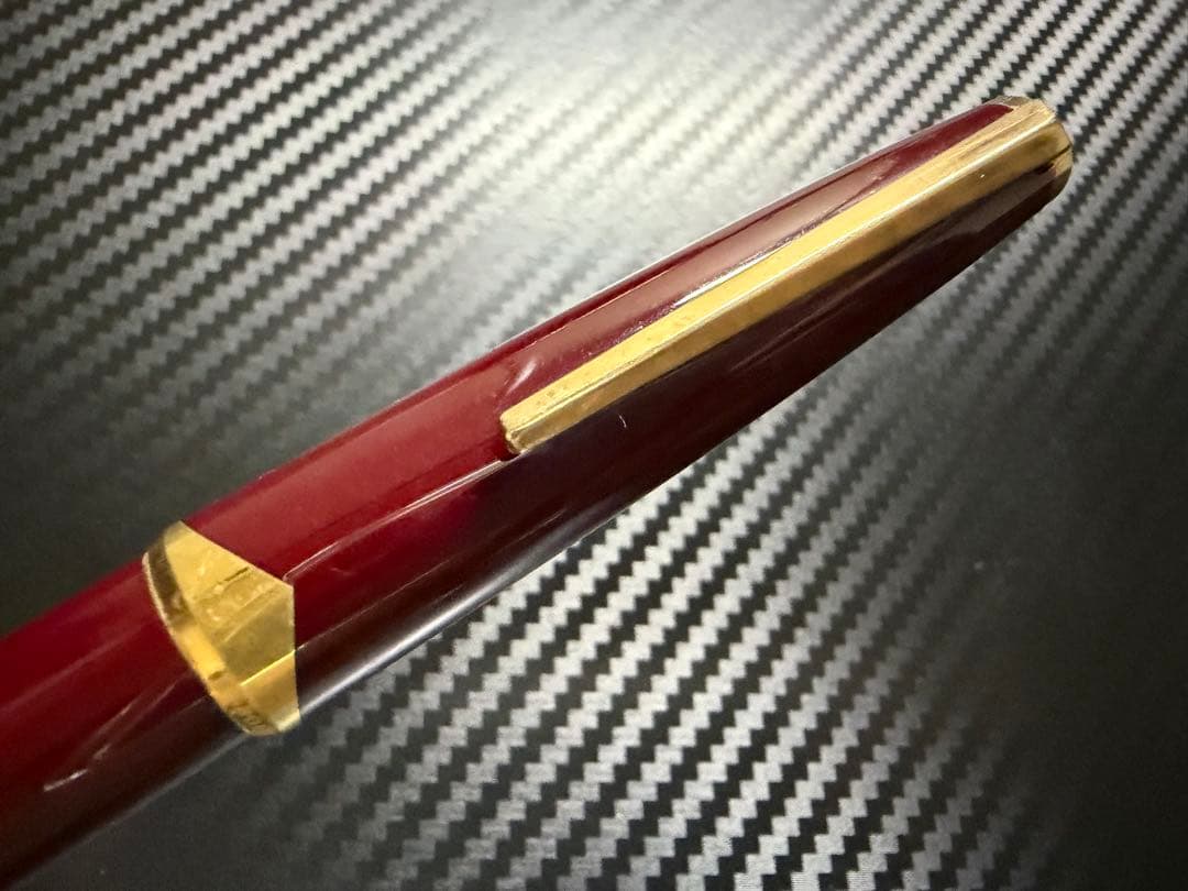 美品 モンブラン No.121 ボルドー F 細字 万年筆 - メルカリ