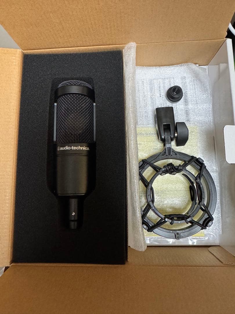 audio-technica AT2035 コンデンサーマイク ケーブル付き