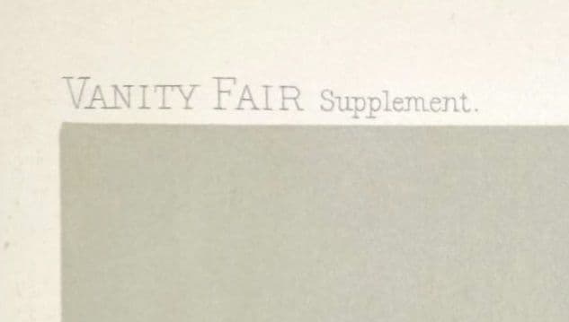 額装品 クロモリトグラフ VANITY FAIR 1905年「天文学者」レア作品