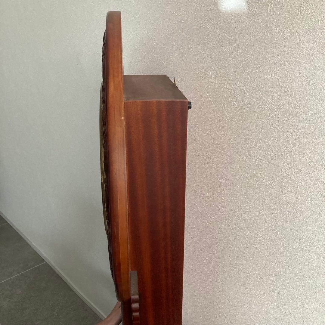 beacon 掛時計 木製 ボンボン ゼンマイ式 木彫 特大 126㎝ 貴重
