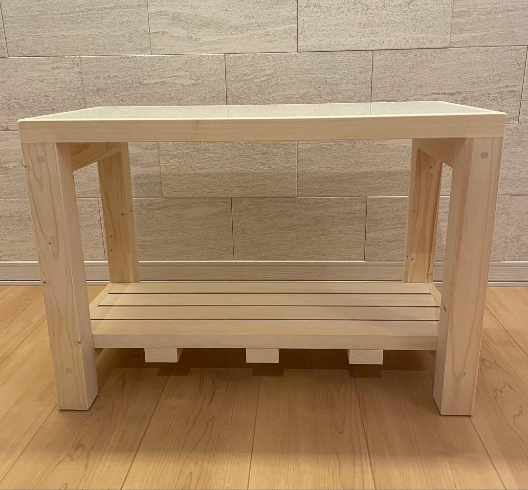 ハンドメイド ディスプレイ台 飾り棚 ティッシュケース