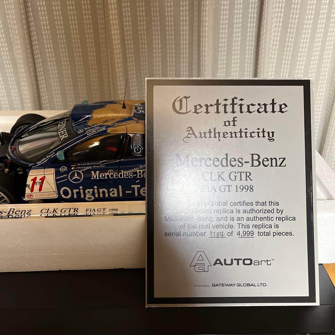 絶版】オートアートMercedes-Benz CLK GTR 1/12スケール - メルカリ