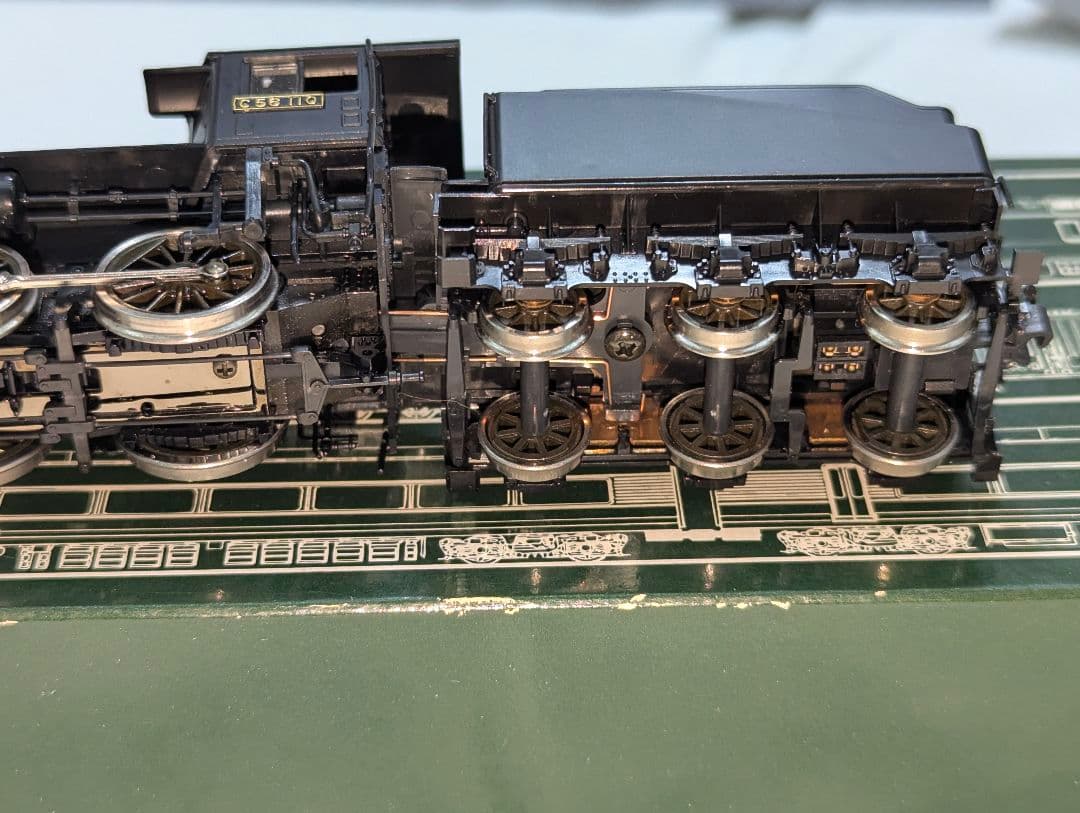 KATO　C56　蒸気機関車　【1-201】　HOゲージ　全パーツ取付済　残あり