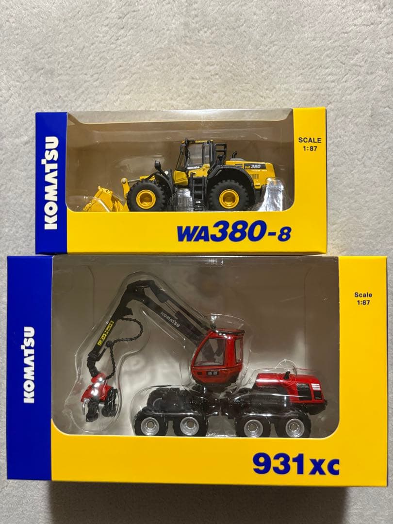 コマツ(KOMATSU) オリジナルミニチュア11点セット＋新規1点