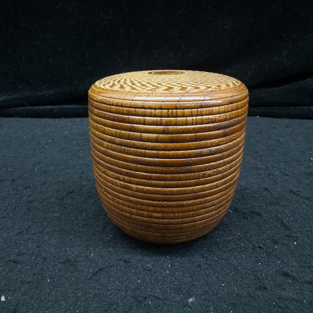 茶道具 田中光月 棗 欅 1層1層動く 浮月挽 共箱 - メルカリ