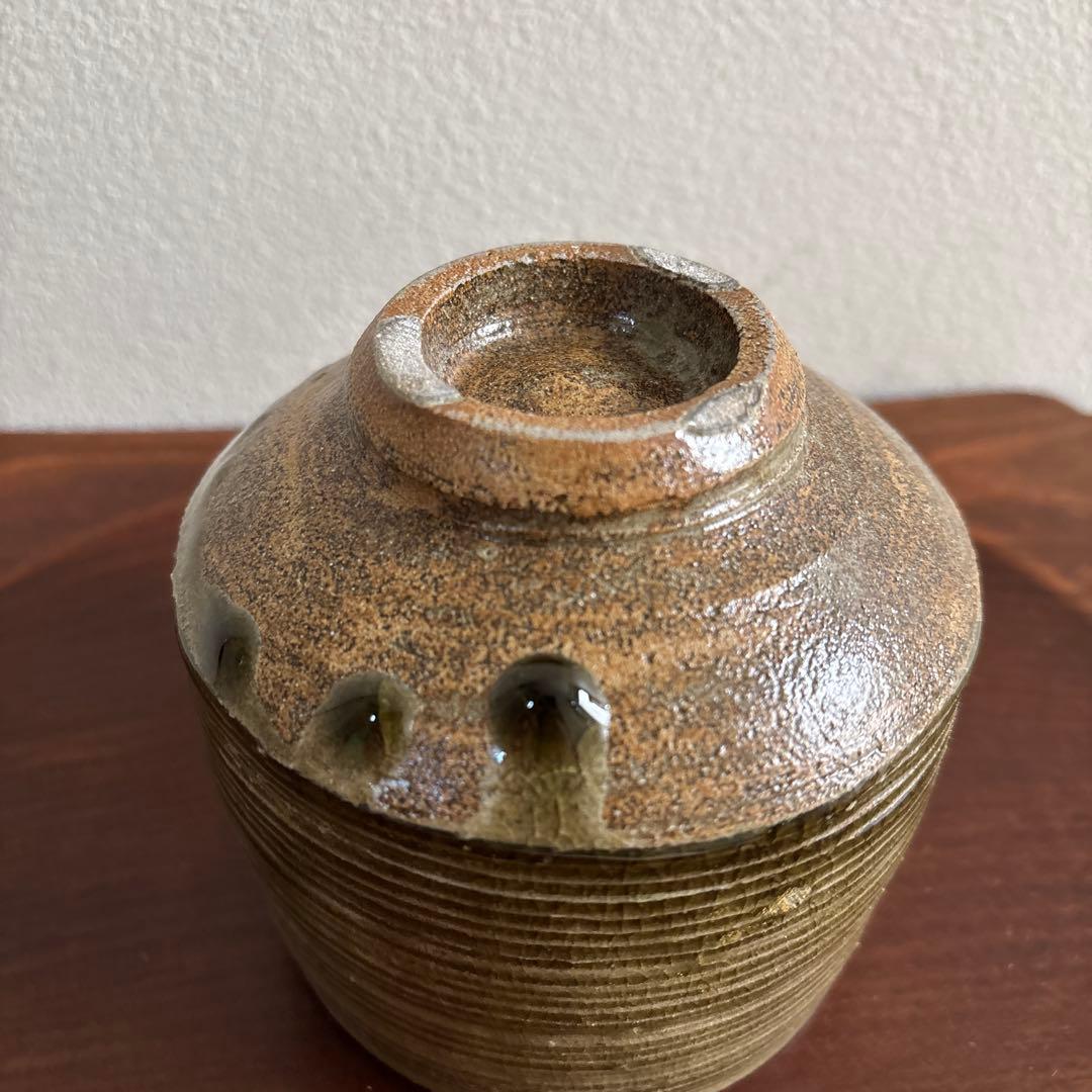 櫛掻　抹茶碗 民藝