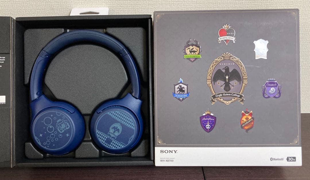 ツイステ SONY WH-XB700 ヘッドホン オクタヴィネル寮 WH-XB700