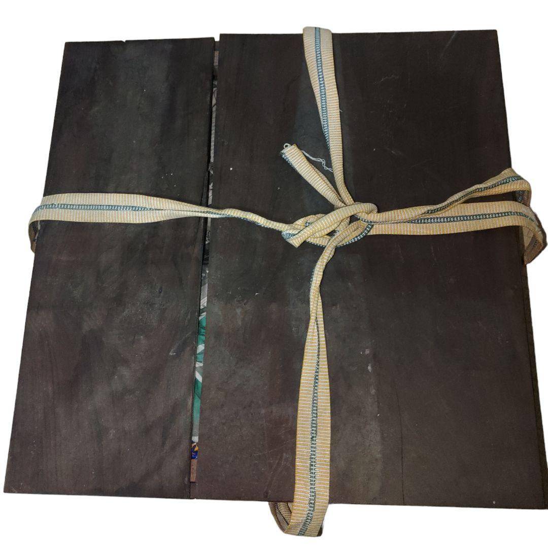 青手九谷焼 角福 双鳥桜椿文飾皿 直径37cm