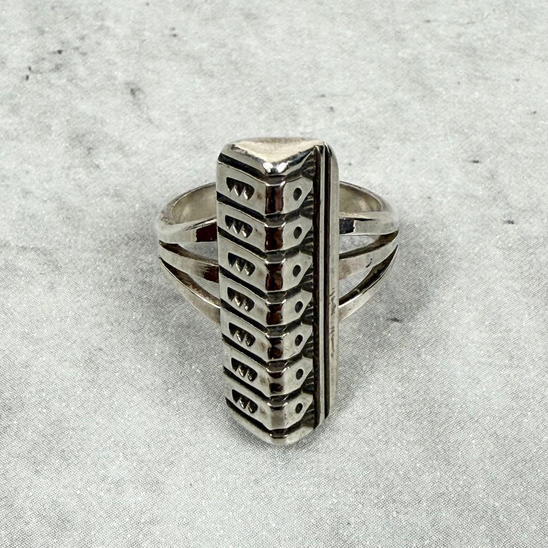 NAVAJO RANDY SECATERO シルバーリング 希少品　16号