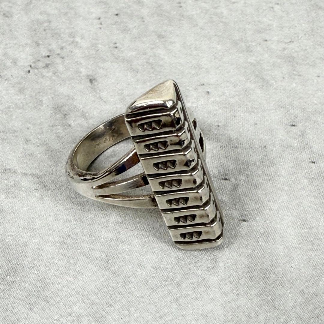 NAVAJO RANDY SECATERO シルバーリング 希少品　16号