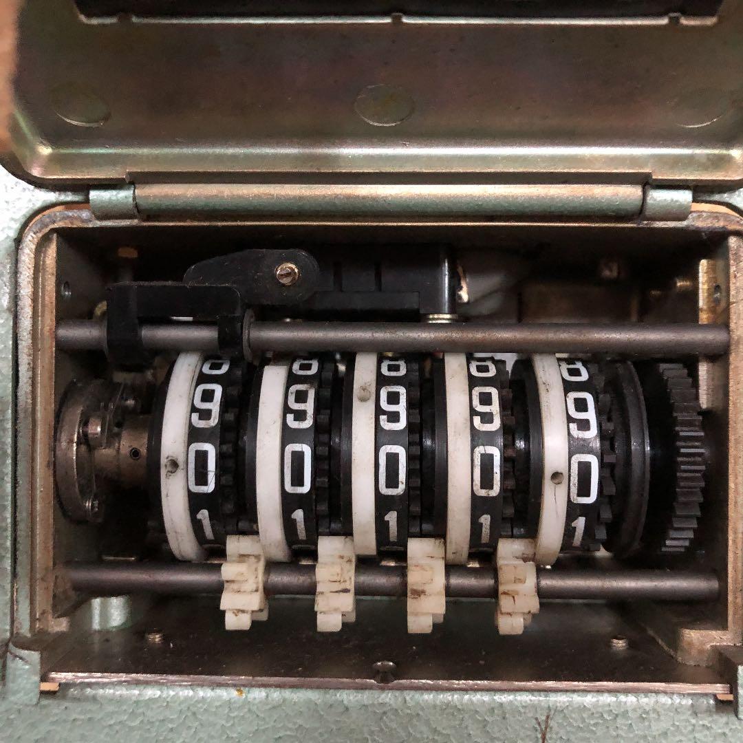 カウンター　デジタル　アナログ　昭和　レトロ　機械　インダストリアル　オブジェ