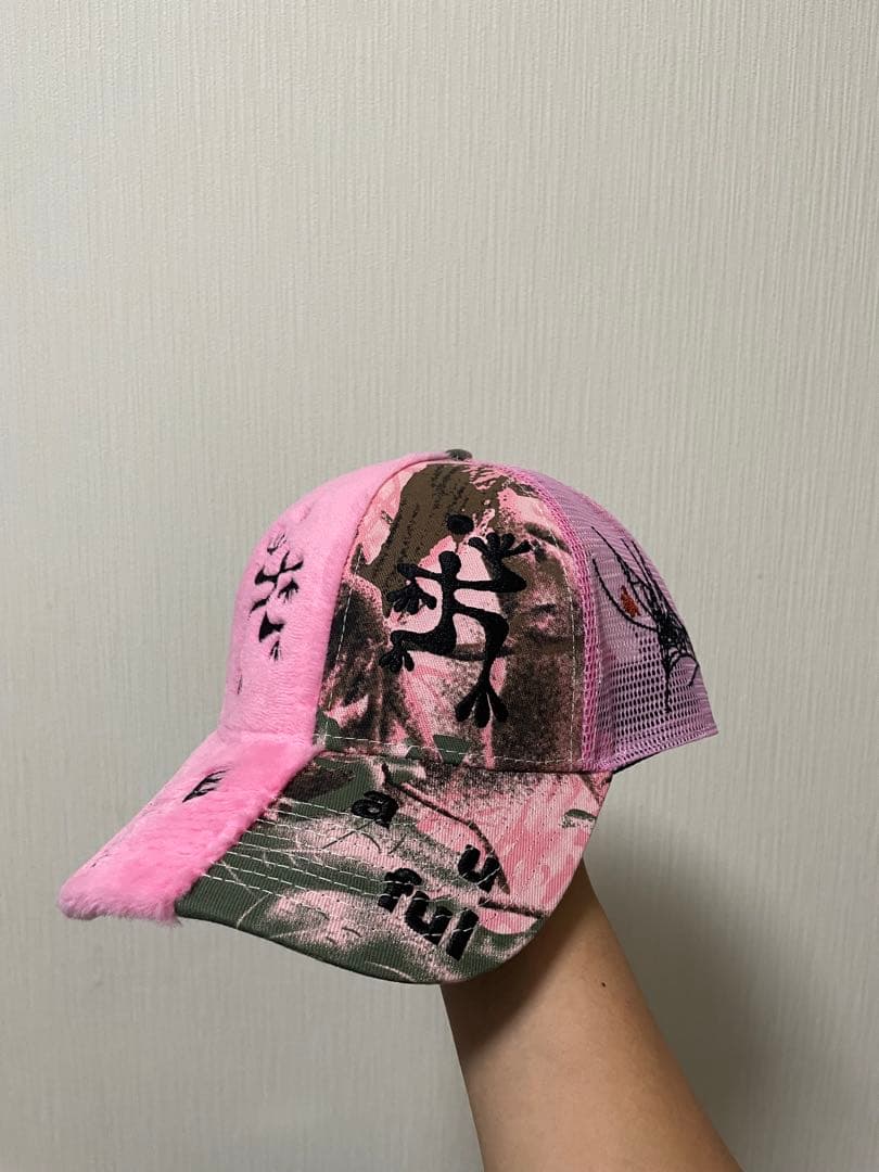 b.eautiful メッシュキャップ ピンク