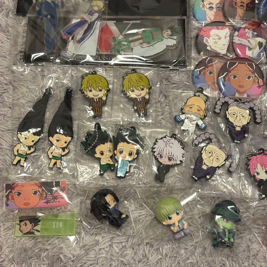 HUNTER × HUNTER 缶バッジ カード アクスタ ポストカードラバマス