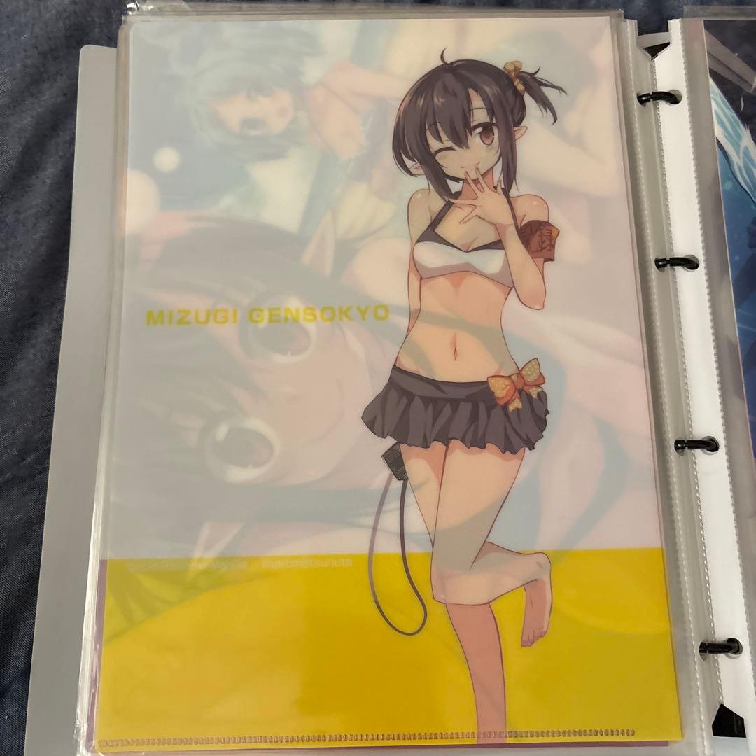 東方project 射命丸 ニトリ 水着 美少女 クリアファイル VY22