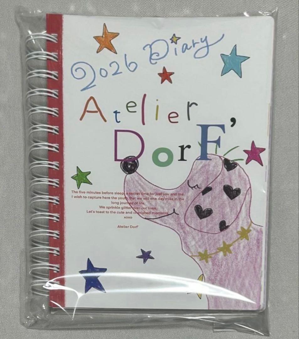 2026 Diary Atelier DorF スケジュール帳