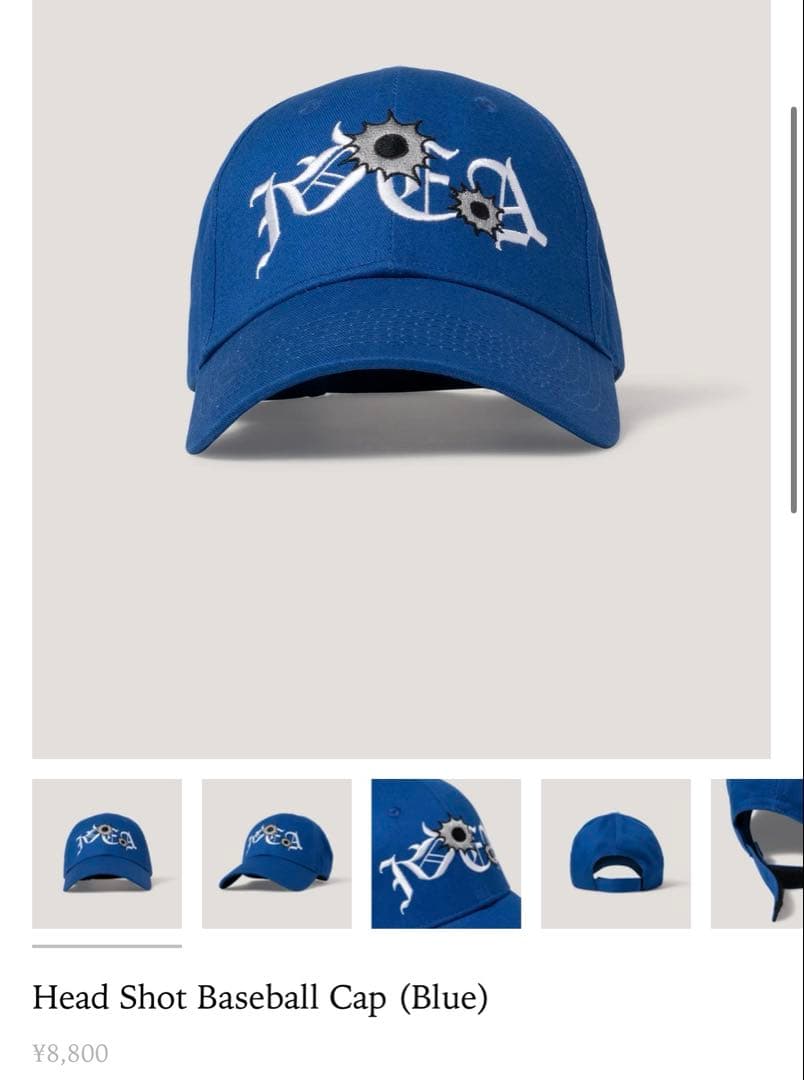 IDEASWAM イデアスアム cap 新作 完売品 ブルー キャップ