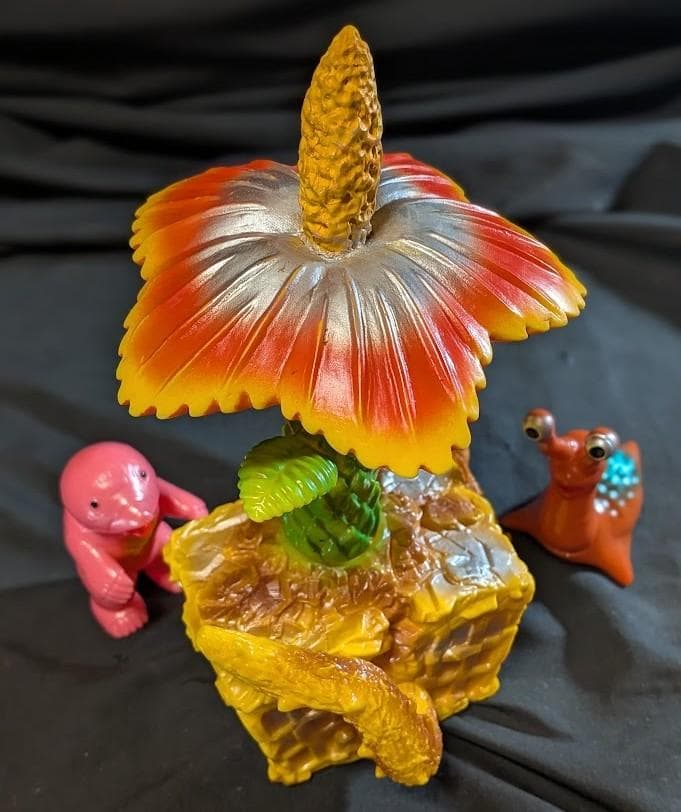 マンモスフラワー（マーミット）＆ナメゴン・モングラー（Ｍ１号）ソフビ３体セット