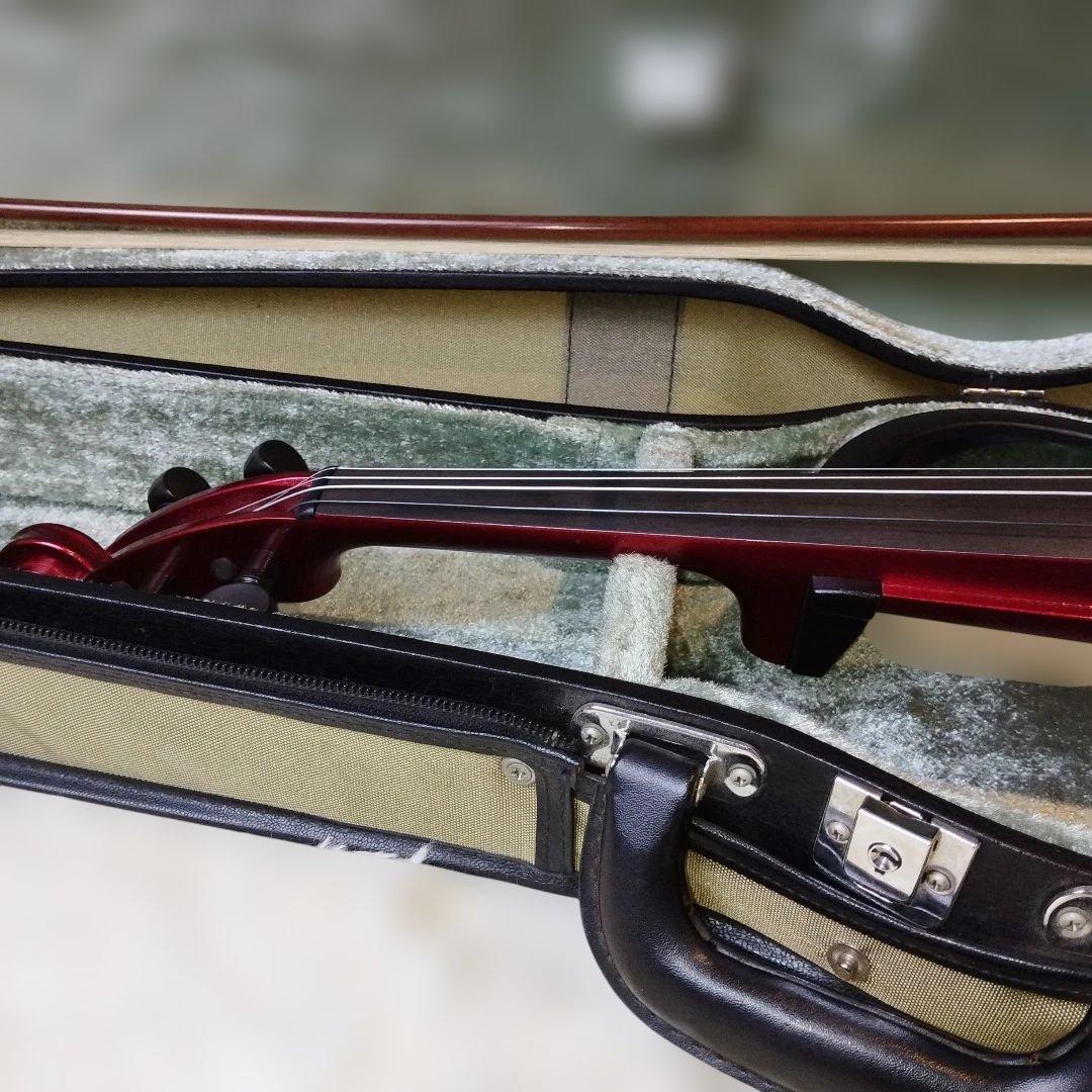 【極美品】YAMAHA SV-110 サイレントバイオリン 赤 付属品多数