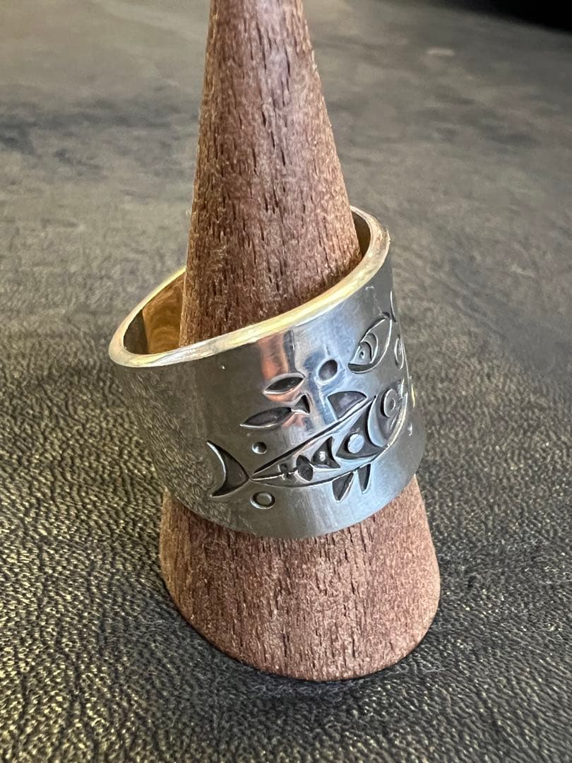 ナバホ族　ノーバートペシュラカイ　Norbert Peshlakai リング