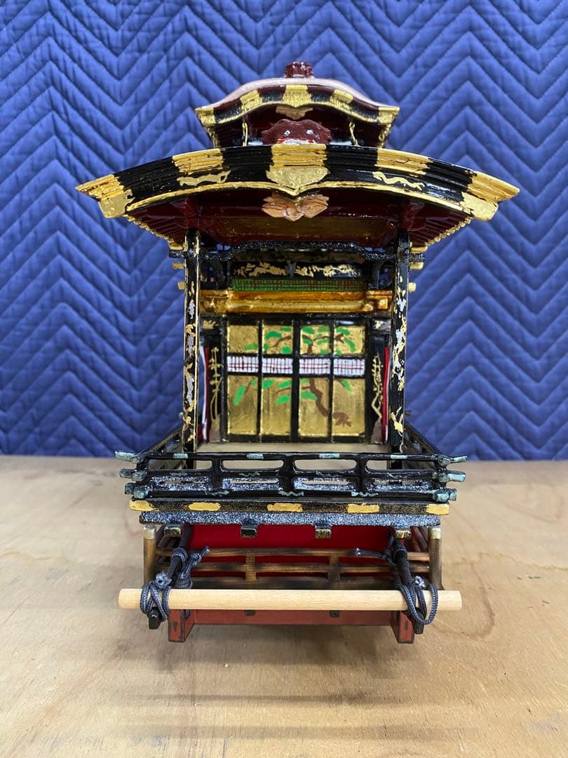 ユネスコ無形文化遺産登録 岐阜県大垣市の大垣まつりの山車のミニチュア