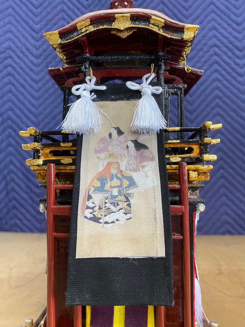 ユネスコ無形文化遺産登録 岐阜県大垣市の大垣まつりの山車のミニチュア