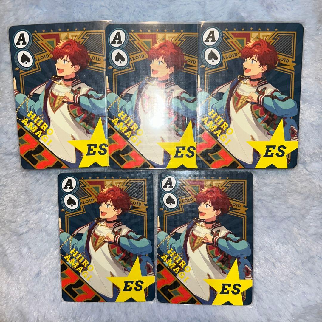 天城一彩 7周年 ビジュアルプレイングカード トランプ あんスタ 5枚