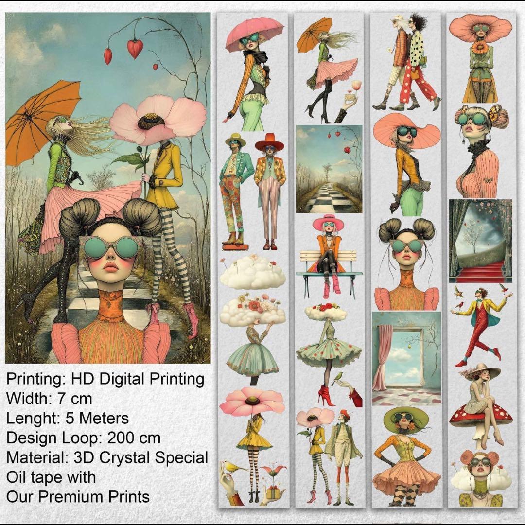 onwize 海外マスキングテープ マステ 【2493】