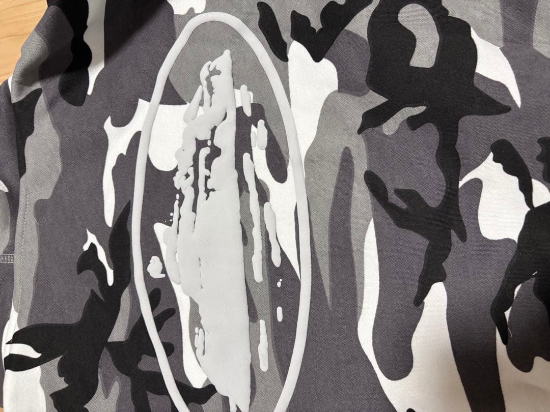 Corteiz グレー系迷彩 ジップアップパーカー