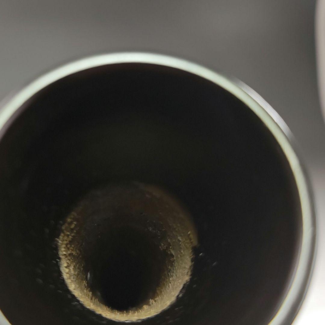 ウ217 花瓶『能作一佳作』『唐銅 把綿 花入 共箱』花器