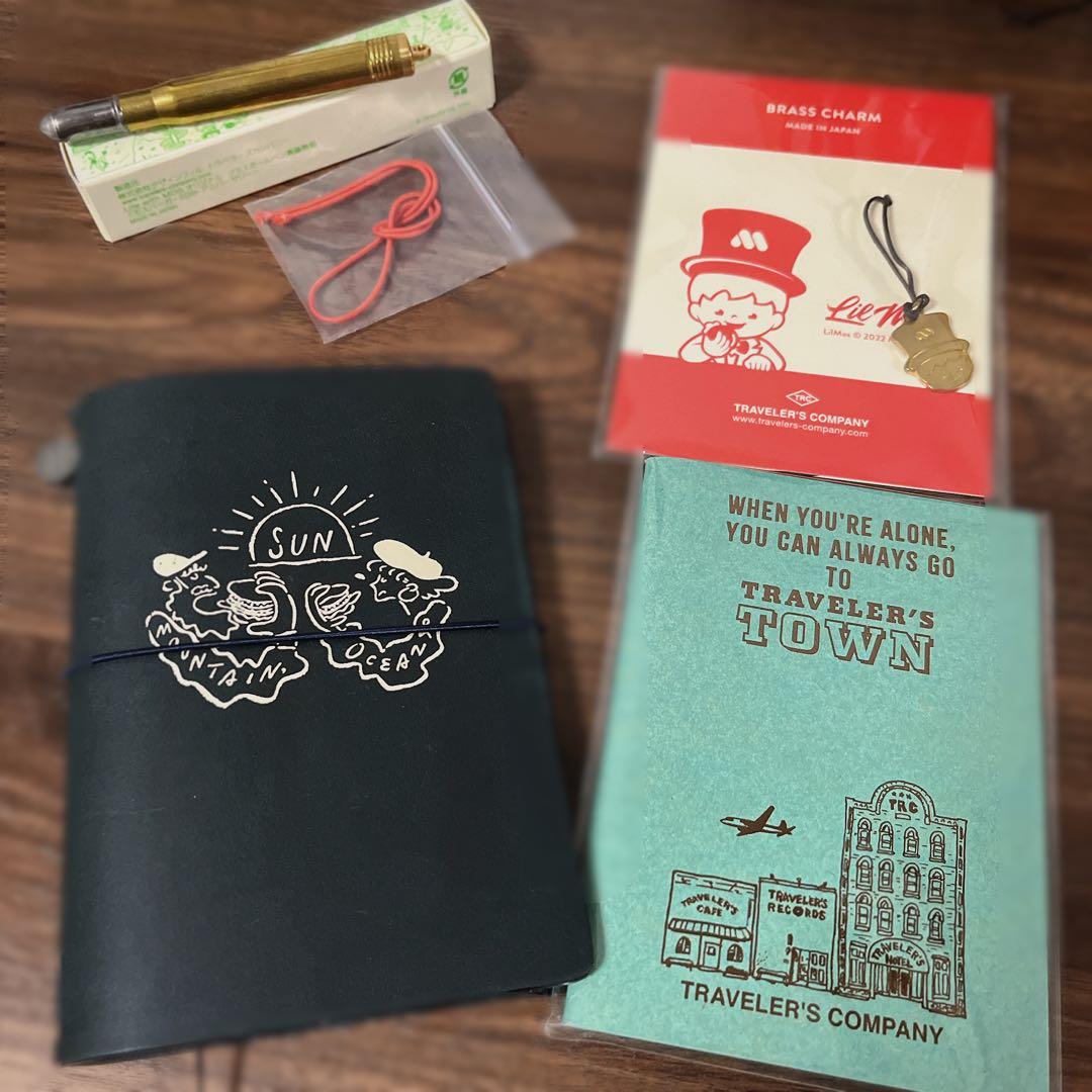 トラベラーズノート パスポートサイズ モスバーガー ブルー限定