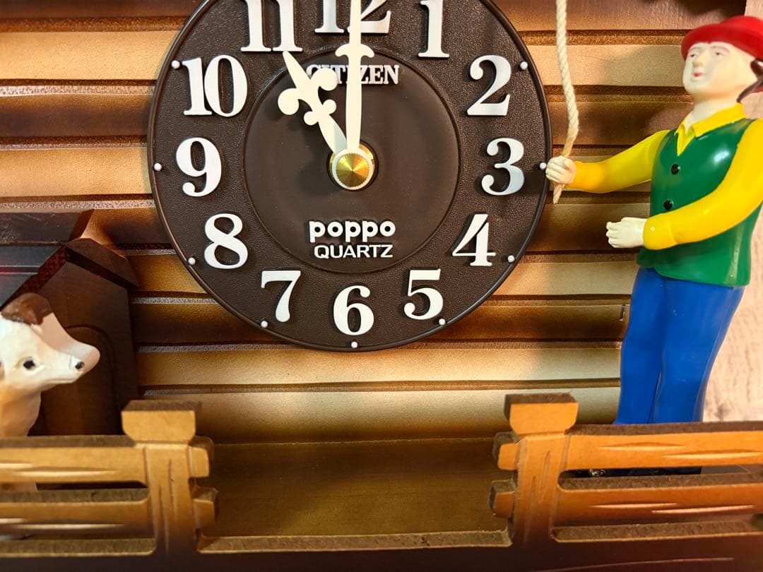 シチズン　鳩時計　メルヘンハウス　クオーツポッポ鳩時計　POPPO