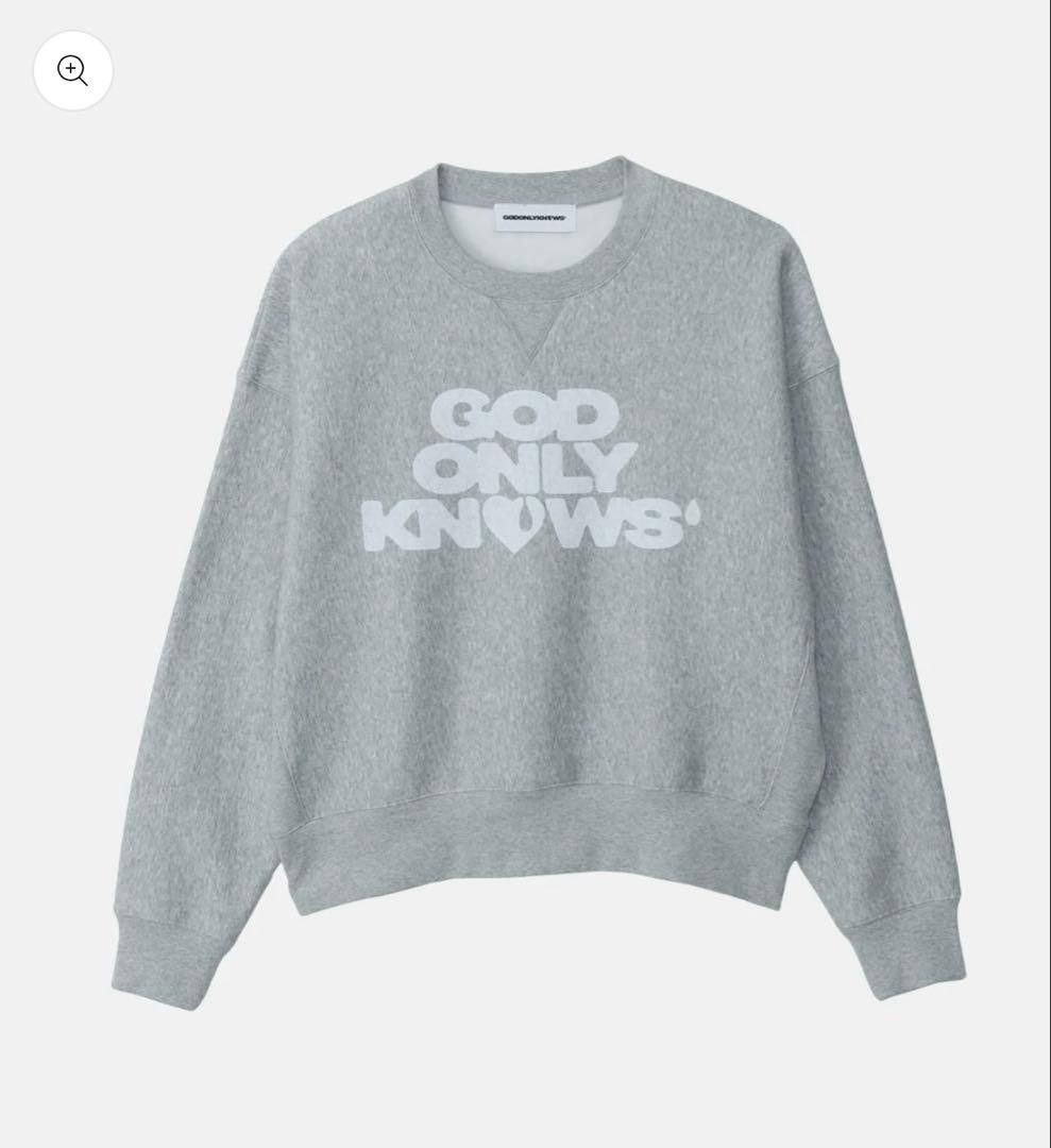GODONLYKNOWS SIGNATURE CREW NECK SWEAT