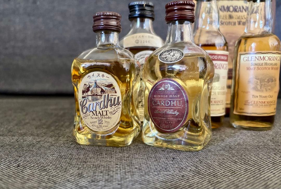 グレングラント10年 カーデュ12年など ミニボトル5本セット 武蔵屋通販