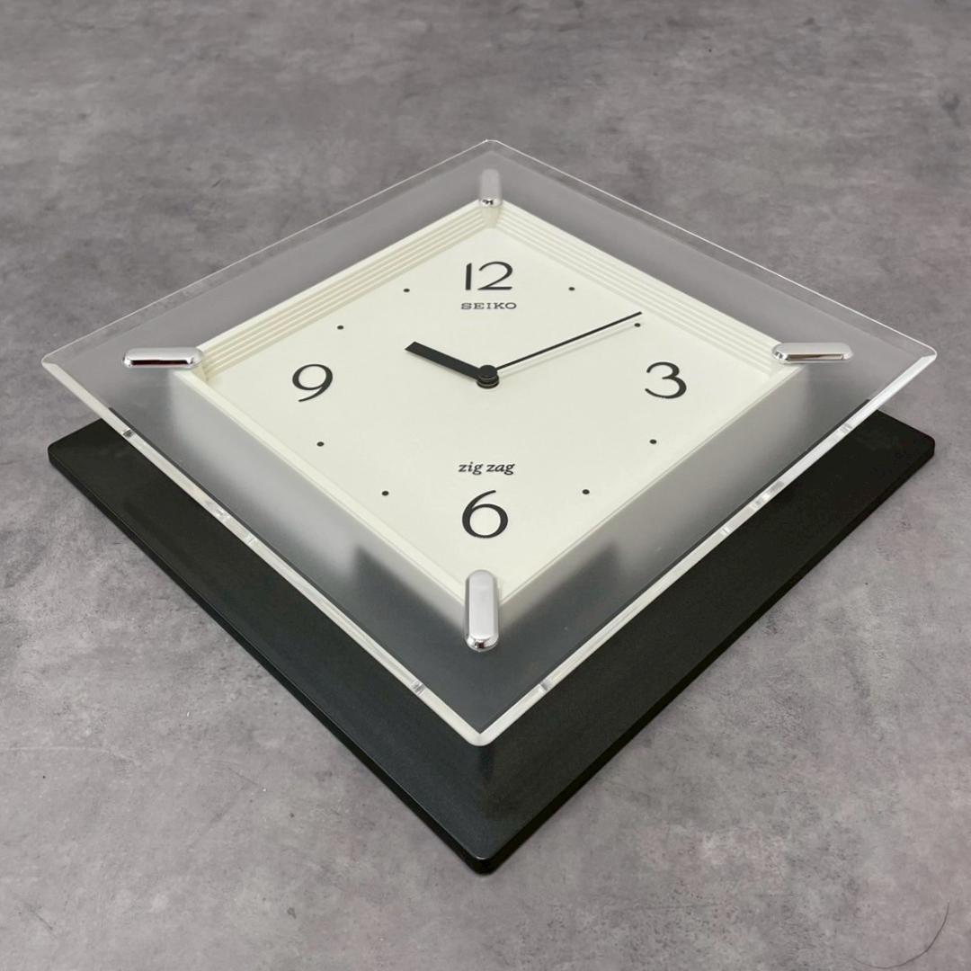 未使用 SEIKO ウォールクロック 壁掛け時計 ポストモダン ヴィンテージ
