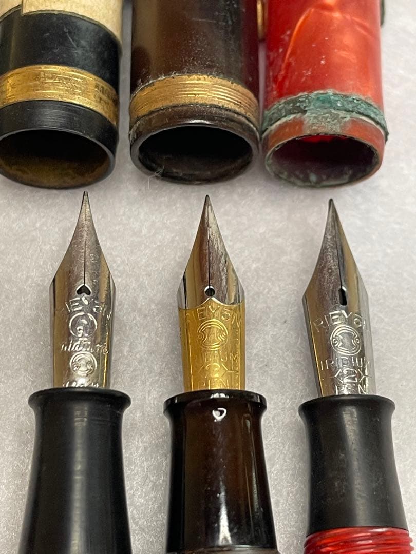 未使用品 古い万年筆×6点 RIEYON他 ジャンク品